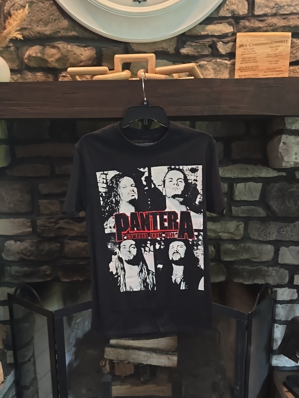 Pantera Black Graphic Short-Sleeve Tee